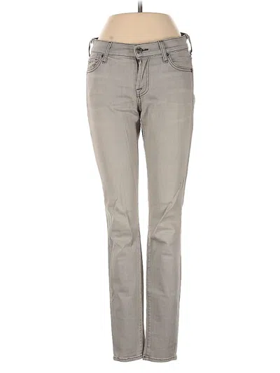 Pre-owned 7 For All Mankind Jeans In Gray