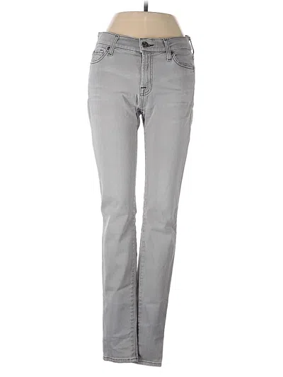 Pre-owned 7 For All Mankind Jeans In Gray