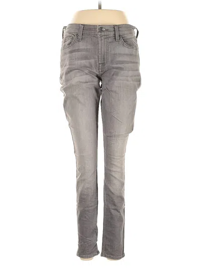 Pre-owned 7 For All Mankind Jeans In Gray