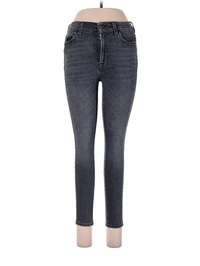 Pre-owned 7 For All Mankind Jeans In Gray