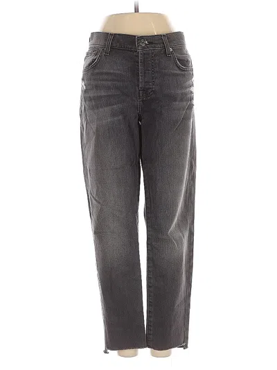 Pre-owned 7 For All Mankind Jeans In Gray