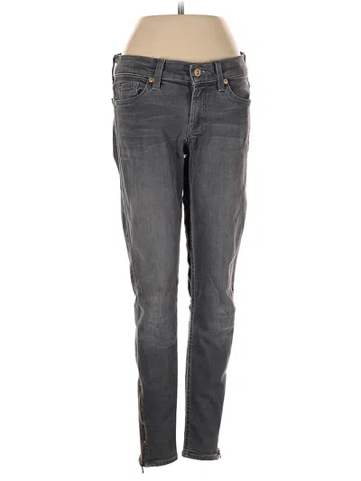 Pre-owned 7 For All Mankind Jeans In Gray