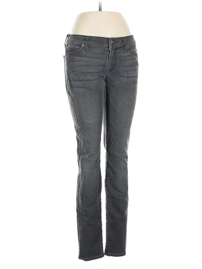 Pre-owned 7 For All Mankind Jeans In Gray