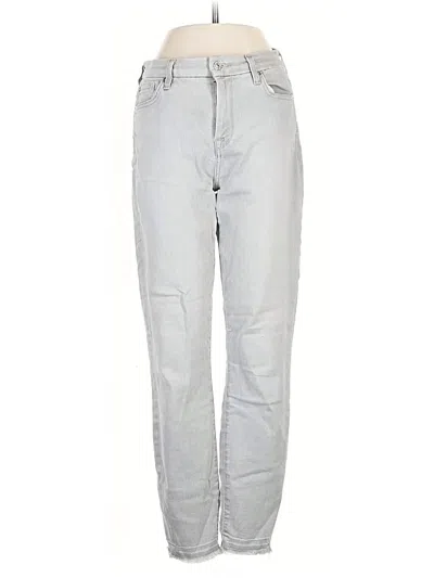 Pre-owned 7 For All Mankind Jeans In Gray