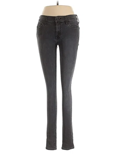 Pre-owned 7 For All Mankind Jeans In Gray