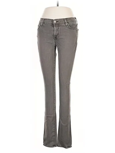 Pre-owned 7 For All Mankind Jeans In Gray