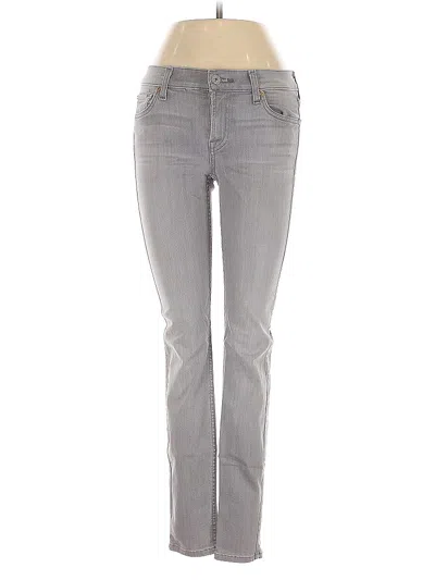 Pre-owned 7 For All Mankind Jeans In Gray