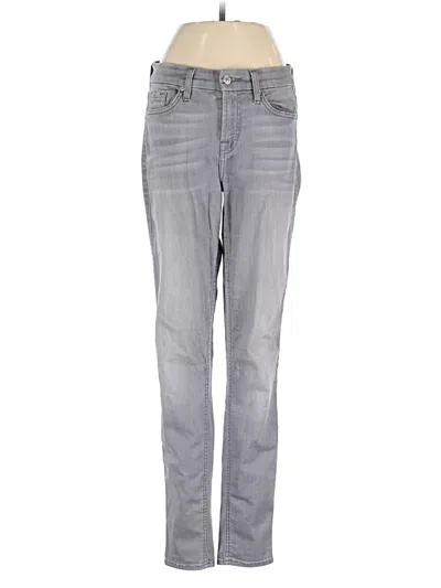 Pre-owned 7 For All Mankind Jeans In Gray