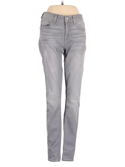 Pre-owned 7 For All Mankind Jeans In Gray