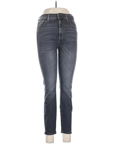 Pre-owned 7 For All Mankind Jeans In Gray