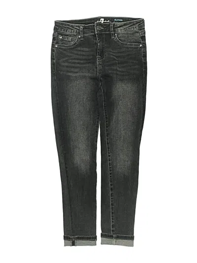 Pre-owned 7 For All Mankind Kids' Jeans In Gray