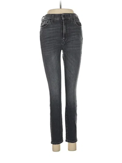 Pre-owned 7 For All Mankind Jeans In Gray