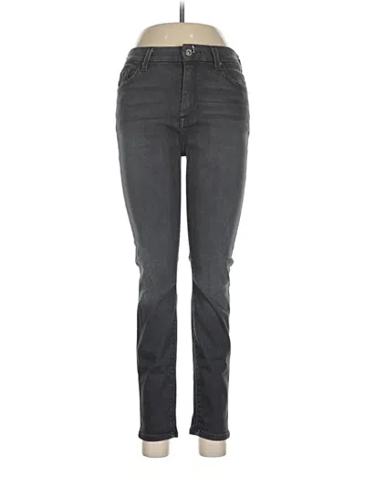 Pre-owned 7 For All Mankind Jeans In Gray