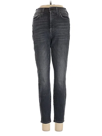 Pre-owned 7 For All Mankind Jeans In Gray