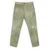 7 For All Mankind Denim Trousers With Belt Loops In Green