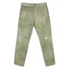7 For All Mankind Denim Trousers With Belt Loops In Green