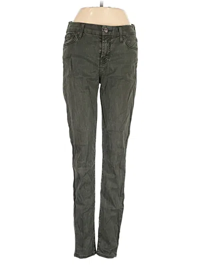 Pre-owned 7 For All Mankind Jeans In Green