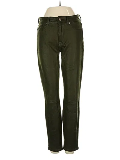 Pre-owned 7 For All Mankind Jeans In Green
