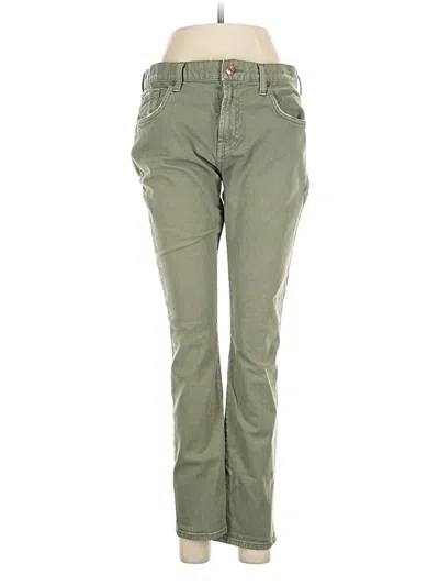 Pre-owned 7 For All Mankind Jeans In Green