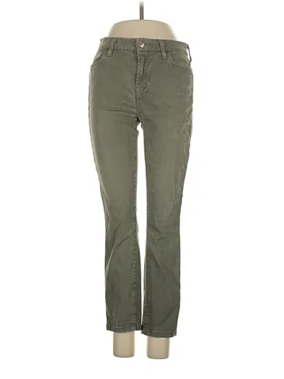 Pre-owned 7 For All Mankind Jeans In Green