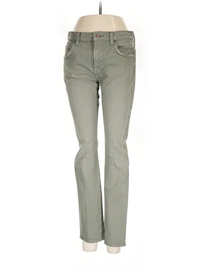 Pre-owned 7 For All Mankind Jeans In Green