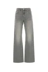 7 For All Mankind Tess High-rise Wide-leg Jeans In Grey