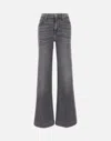 7 For All Mankind Denim Trousers With Belt Loops In Multi