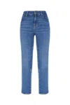 7 For All Mankind Jeans In Intermediate Denim