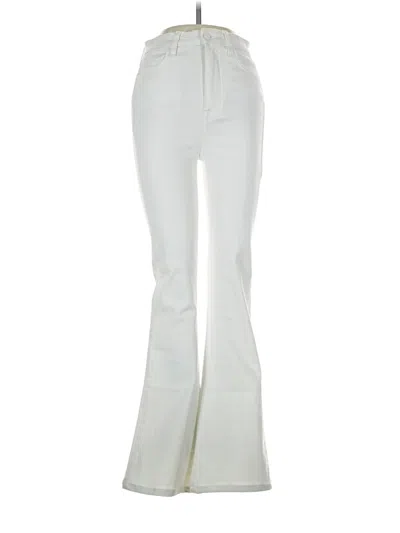 Pre-owned 7 For All Mankind Jeans In Ivory