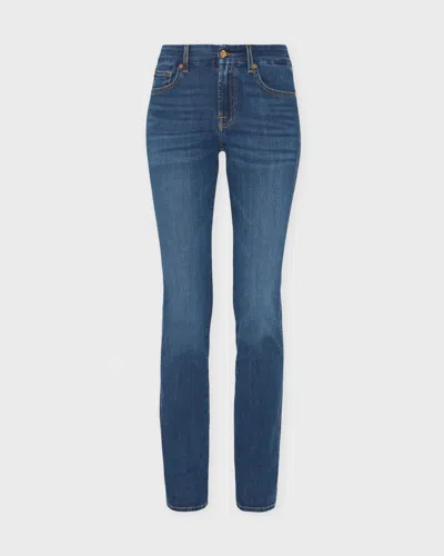 7 For All Mankind Jeans Kimmie Straight Duchess Mid Blue