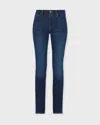 7 For All Mankind Jeans Kimmie Straight Rinsed Indigo In Blue
