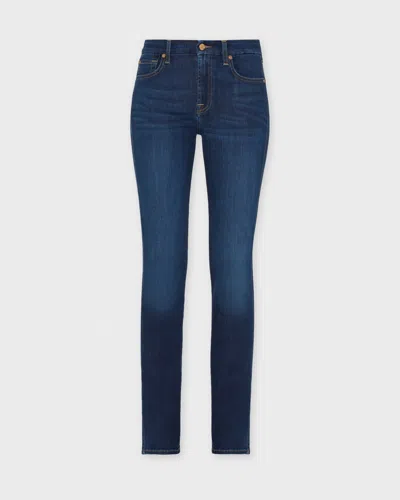 7 For All Mankind Jeans Kimmie Straight Rinsed Indigo In Blue