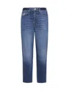 7 For All Mankind Ankle Gwenevere Jean In Mid Blue