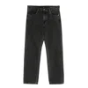 7 For All Mankind 7 For All Man Kind Black Cotton Denim In Gray