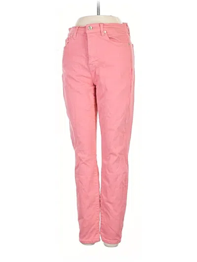 Pre-owned 7 For All Mankind Jeans In Pink