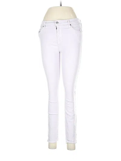 Pre-owned 7 For All Mankind Jeans In Purple