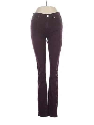 Pre-owned 7 For All Mankind Jeans In Purple