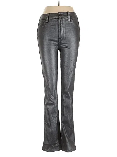 Pre-owned 7 For All Mankind Jeans In Silver
