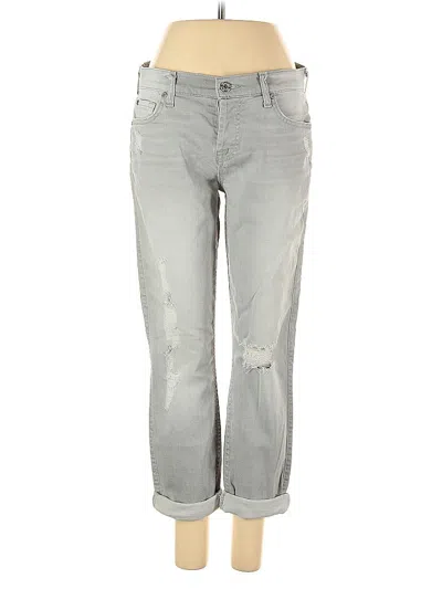 Pre-owned 7 For All Mankind Jeans In Silver