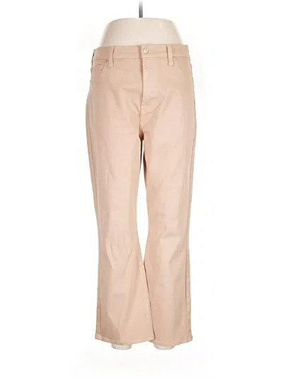 Pre-owned 7 For All Mankind Jeans In Tan
