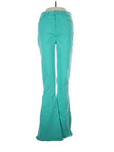 Pre-owned 7 For All Mankind Jeans In Teal