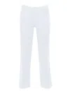 7 For All Mankind Dojo Casablanca Flare Leg Trouser Jean In White