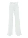 7 For All Mankind Willow High Rise Wide Leg Jeans In Linen Ostuni In White