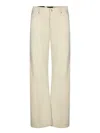 7 For All Mankind Embossed Logo Wrangler Jeans In White