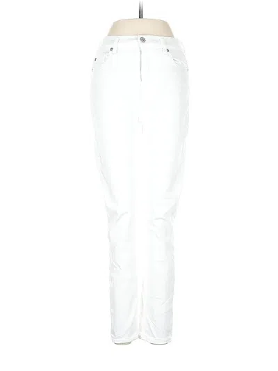 Pre-owned 7 For All Mankind Jeans In White