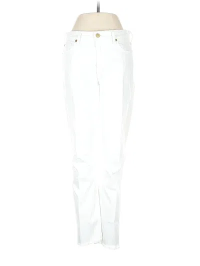 Pre-owned 7 For All Mankind Jeans In White