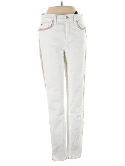 Pre-owned 7 For All Mankind Jeans In White