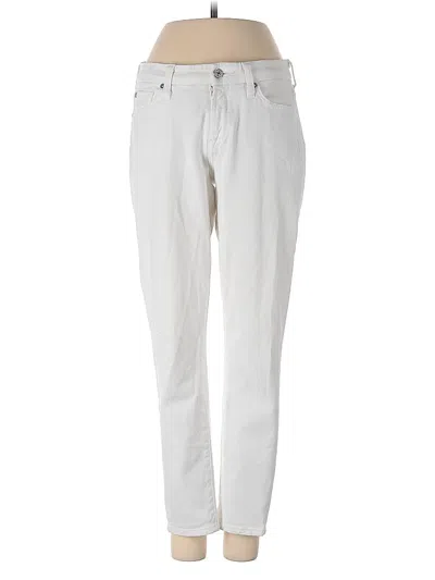 Pre-owned 7 For All Mankind Jeans In White