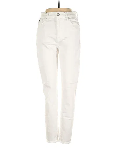 Pre-owned 7 For All Mankind Jeans In White