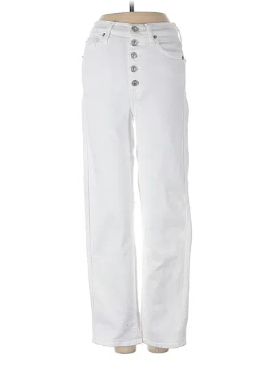 Pre-owned 7 For All Mankind Jeans In White
